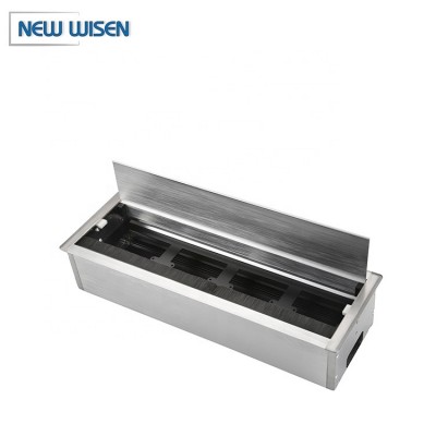 Aluminum Alloy furniture Tabletop Wire Management Box